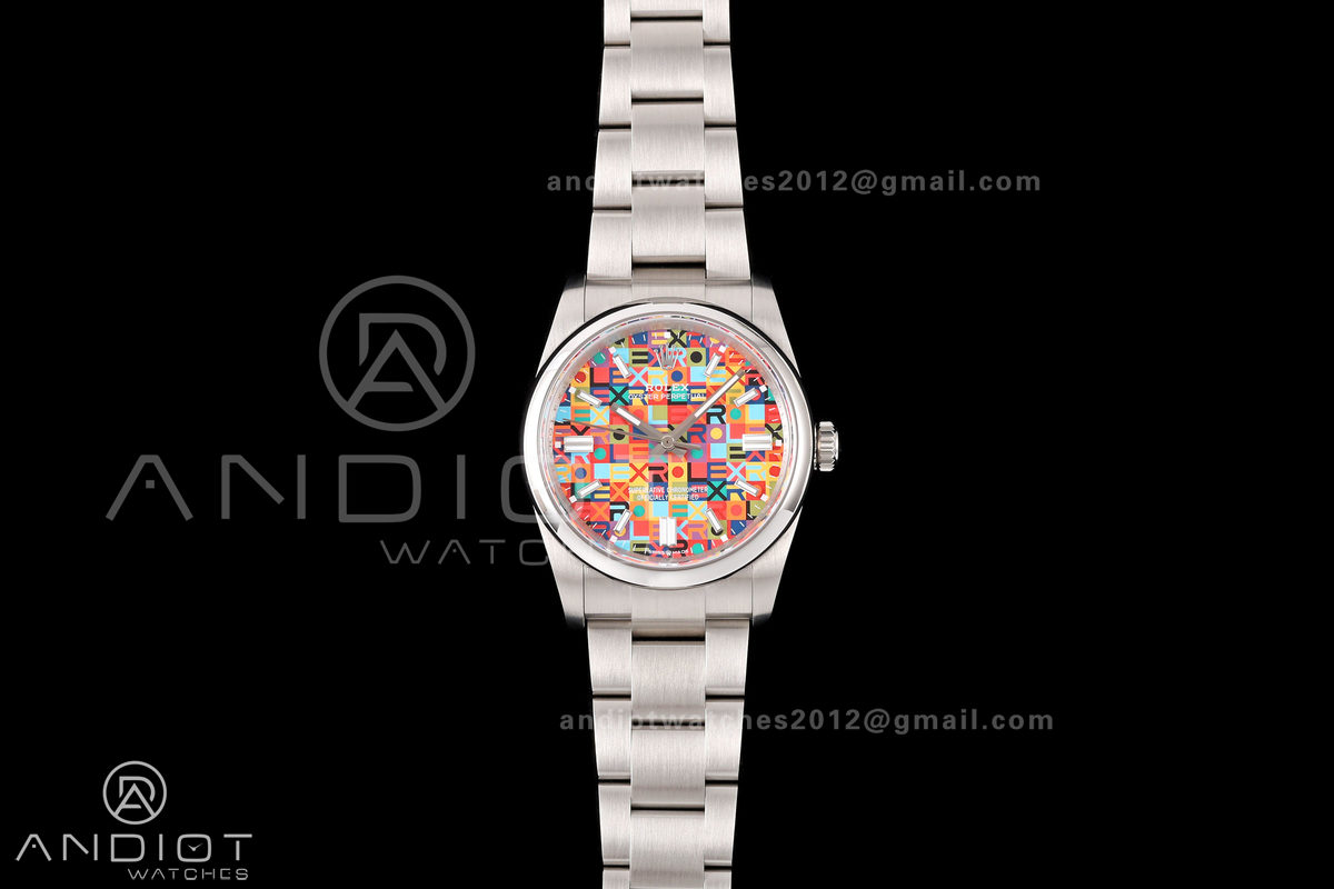 Oyster Perpetual 36mm 126000 904L QF Best Edition Celebration Dial On SS Bracelet SH3230 (Free Sprung)
